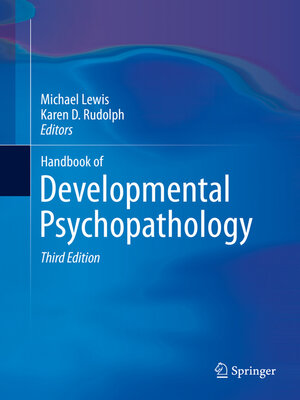 cover image of Handbook of Developmental Psychopathology